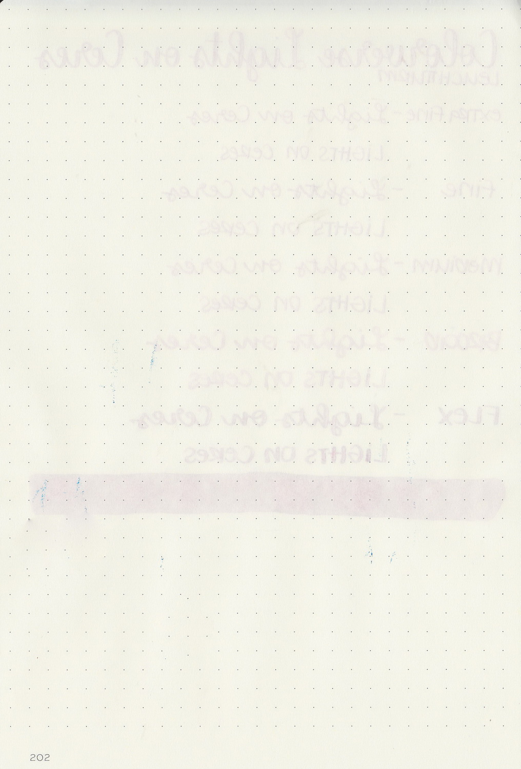 Гостинг на примере  чернил Colorverse Lights on Ceres на бумаге Leuchtturm paper dotted, в точечку, ну, вы понели. Источник: https://mountainofink.com/blog/